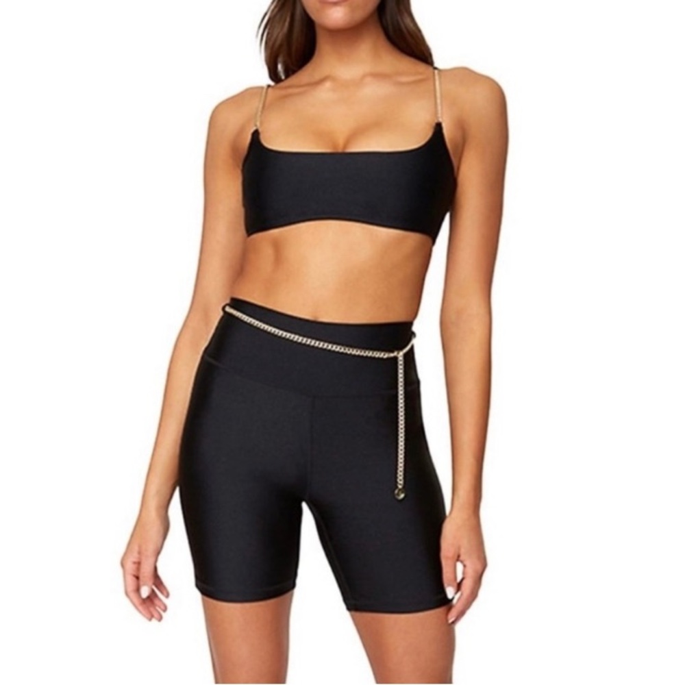 WeWoreWhat Gold Chain Bra